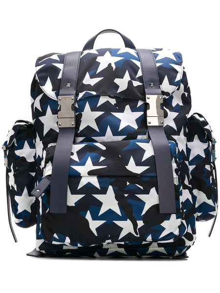 Camouflage Star-Print Backpack