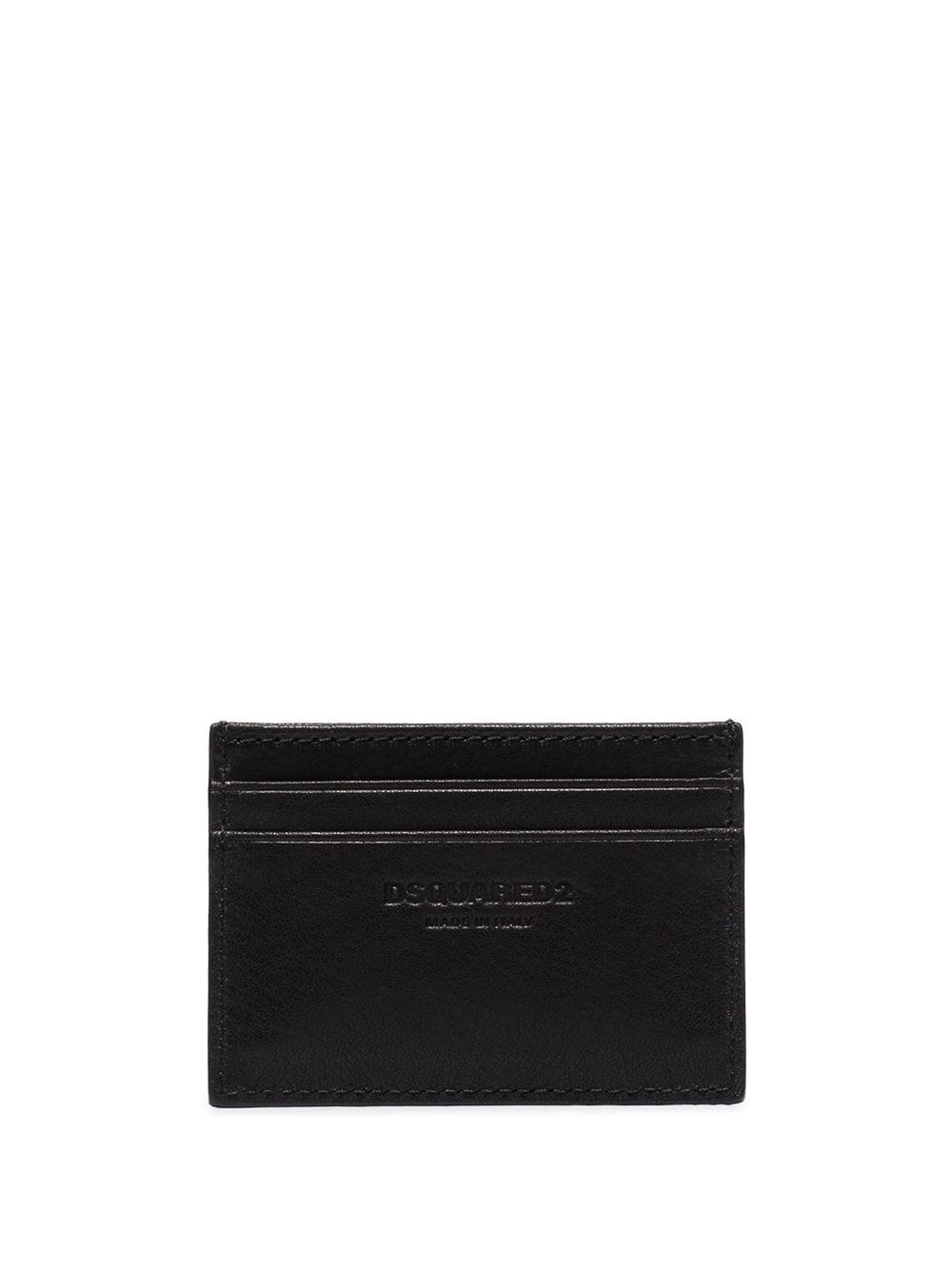 Icon Logo-Print Leather Card Holder