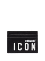 Icon Logo-Print Leather Card Holder