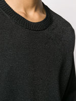 Textured Crew Neck Jumper