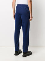 Tapered Piped-Trim Track Pants