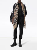 Check Print Knitted Scarf