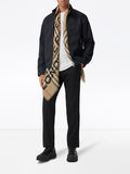 Check Print Knitted Scarf