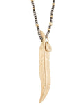 Bead-Chain Pendant Necklace