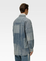 Patchwork Denim Shirt