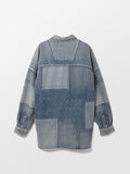 Patchwork Denim Shirt