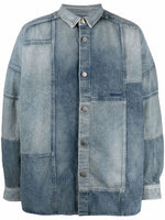Patchwork Denim Shirt