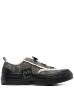 Camouflage-Print Low-Top Sneakers