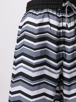 Abstract-Print Deck Shorts