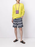 Abstract-Print Deck Shorts
