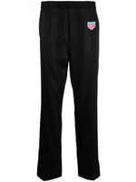Appliqué-Patch Tailored Trousers