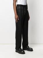 Appliqué-Patch Tailored Trousers