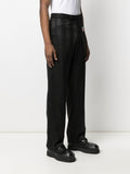 Appliqué-Patch Tailored Trousers