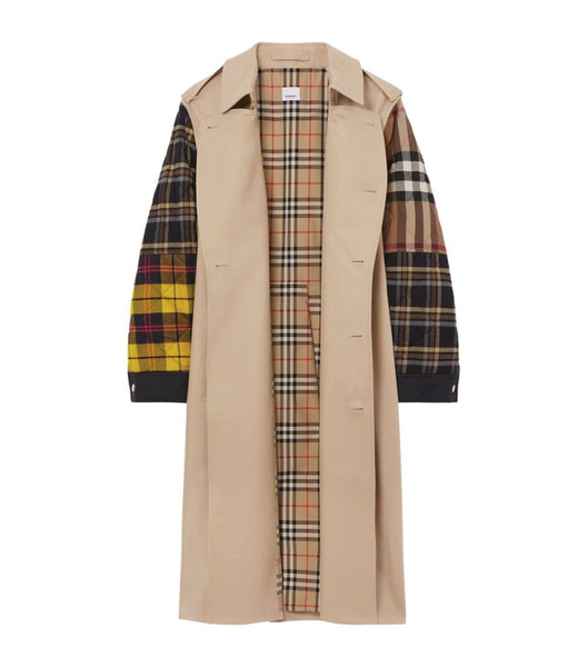 main land white I want Burberry Patchwork-Check Trench Coat – The Business Fashion