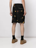 Fish-Print Tailored Shorts