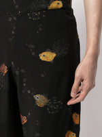 Fish-Print Tailored Shorts