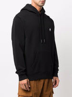 Embroidered Cross Logo Hoodie