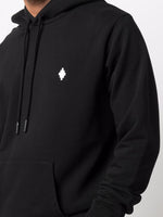 Embroidered Cross Logo Hoodie