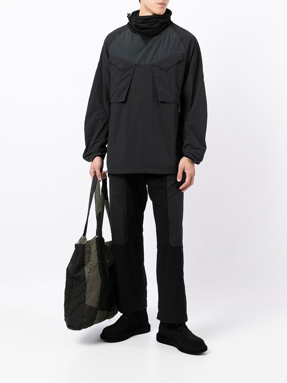 Pullover Funnel-Neck Jacket