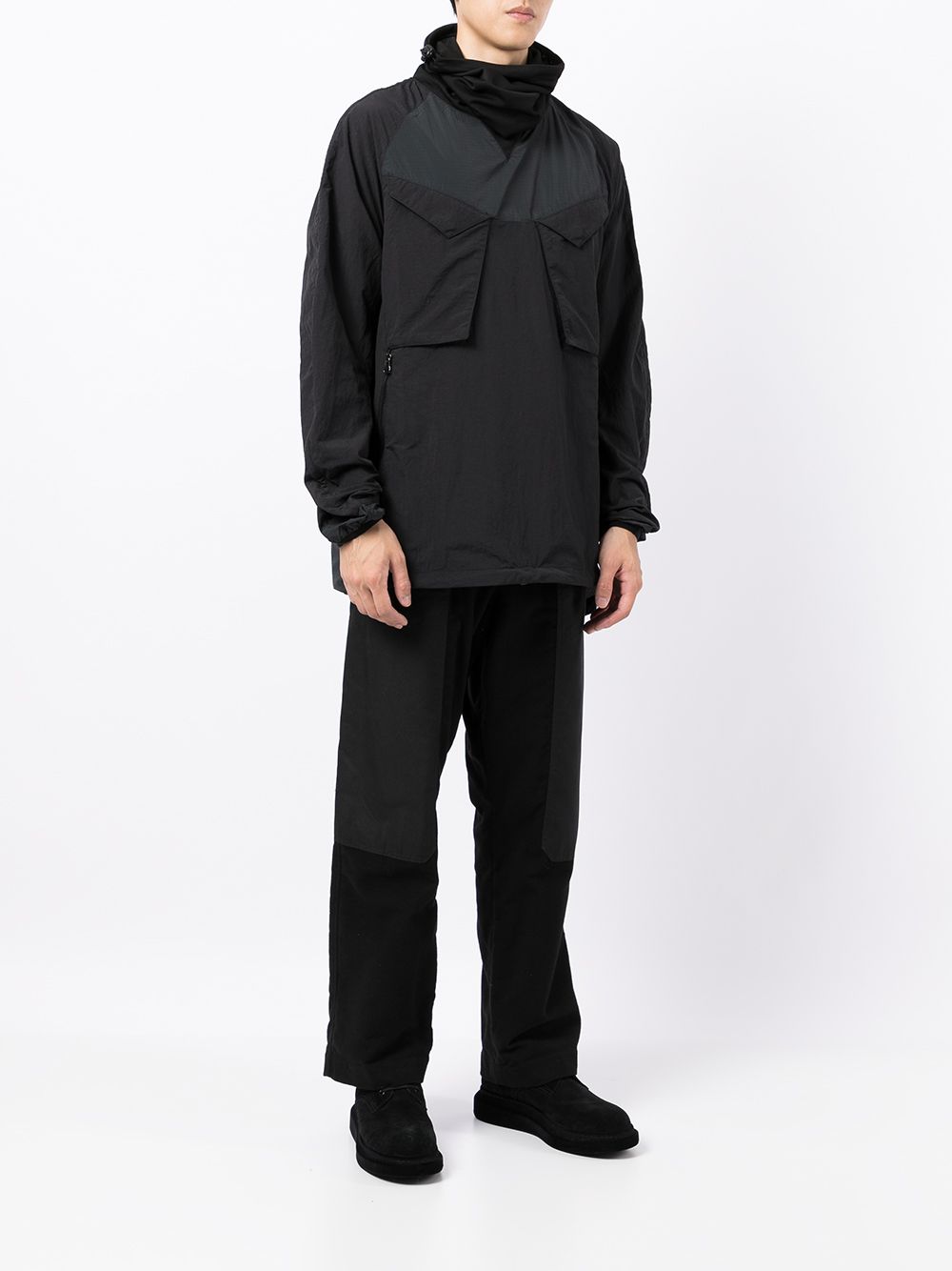 Pullover Funnel-Neck Jacket