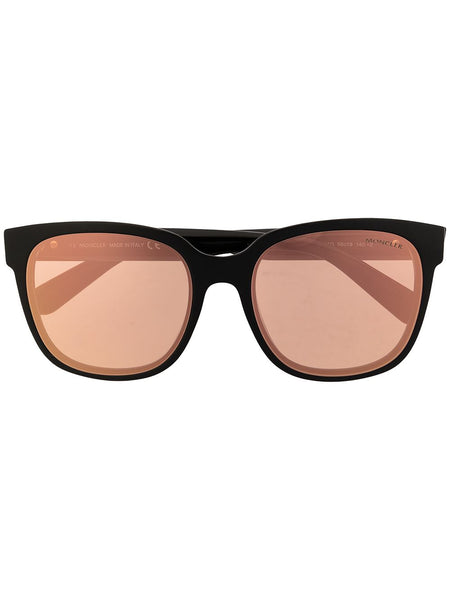 D-Frame Mirrored Sunglasses