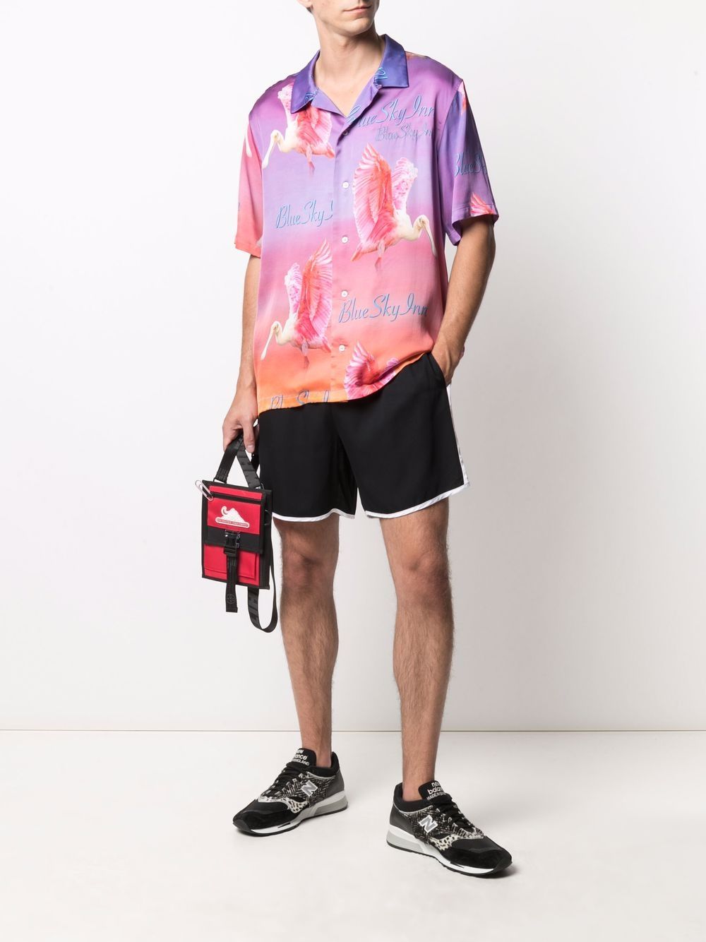 Contrast Stripe Shorts