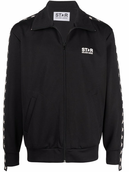 Logo-Print Zip-Fastening Jacket