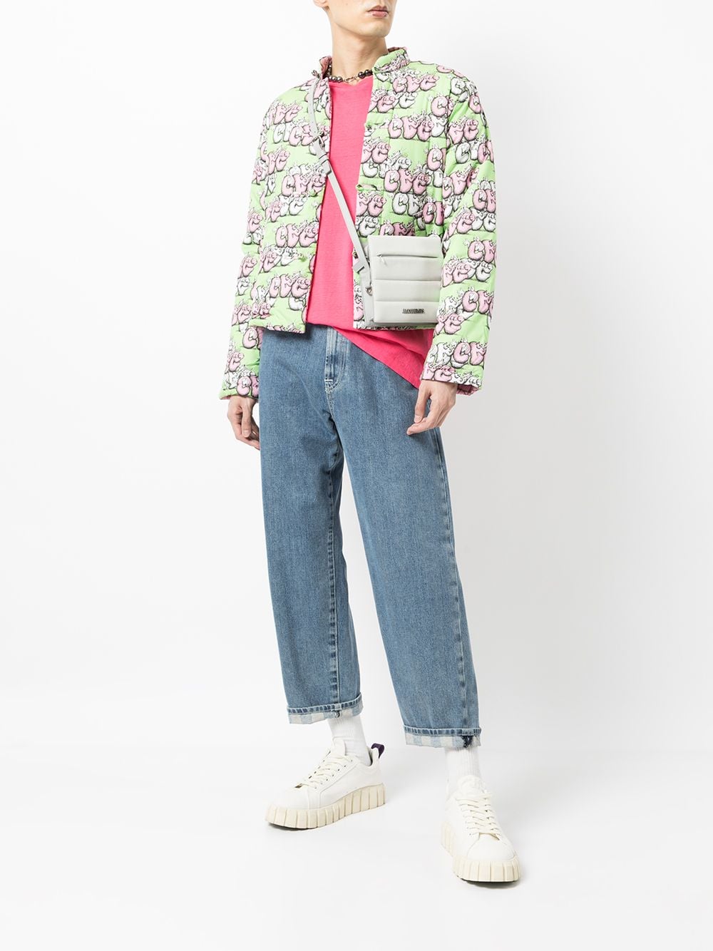 Logo-Print Padded Jacket