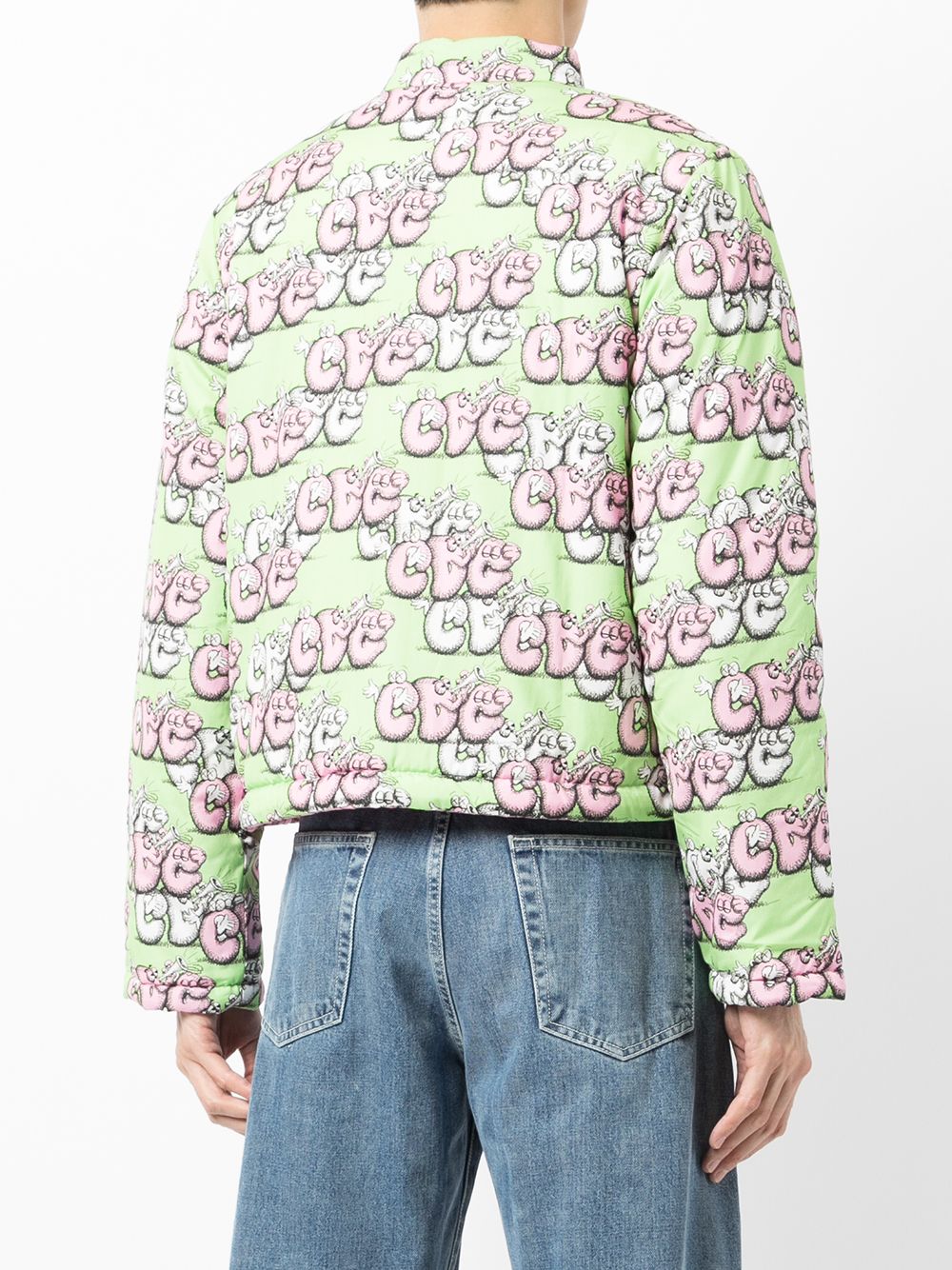Logo-Print Padded Jacket
