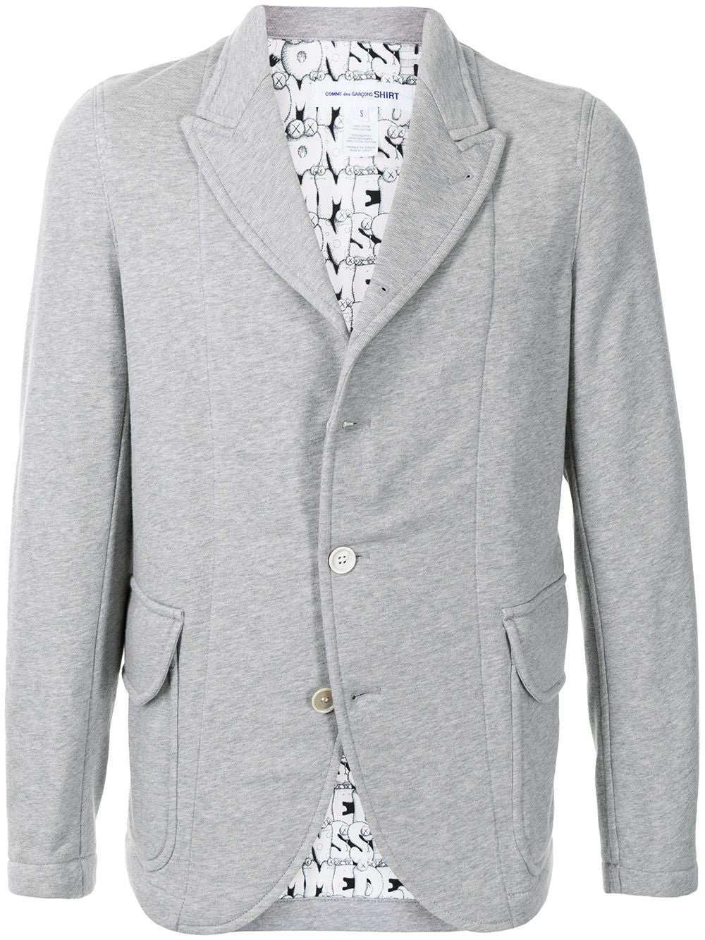 Single-Breasted Cotton Blazer
