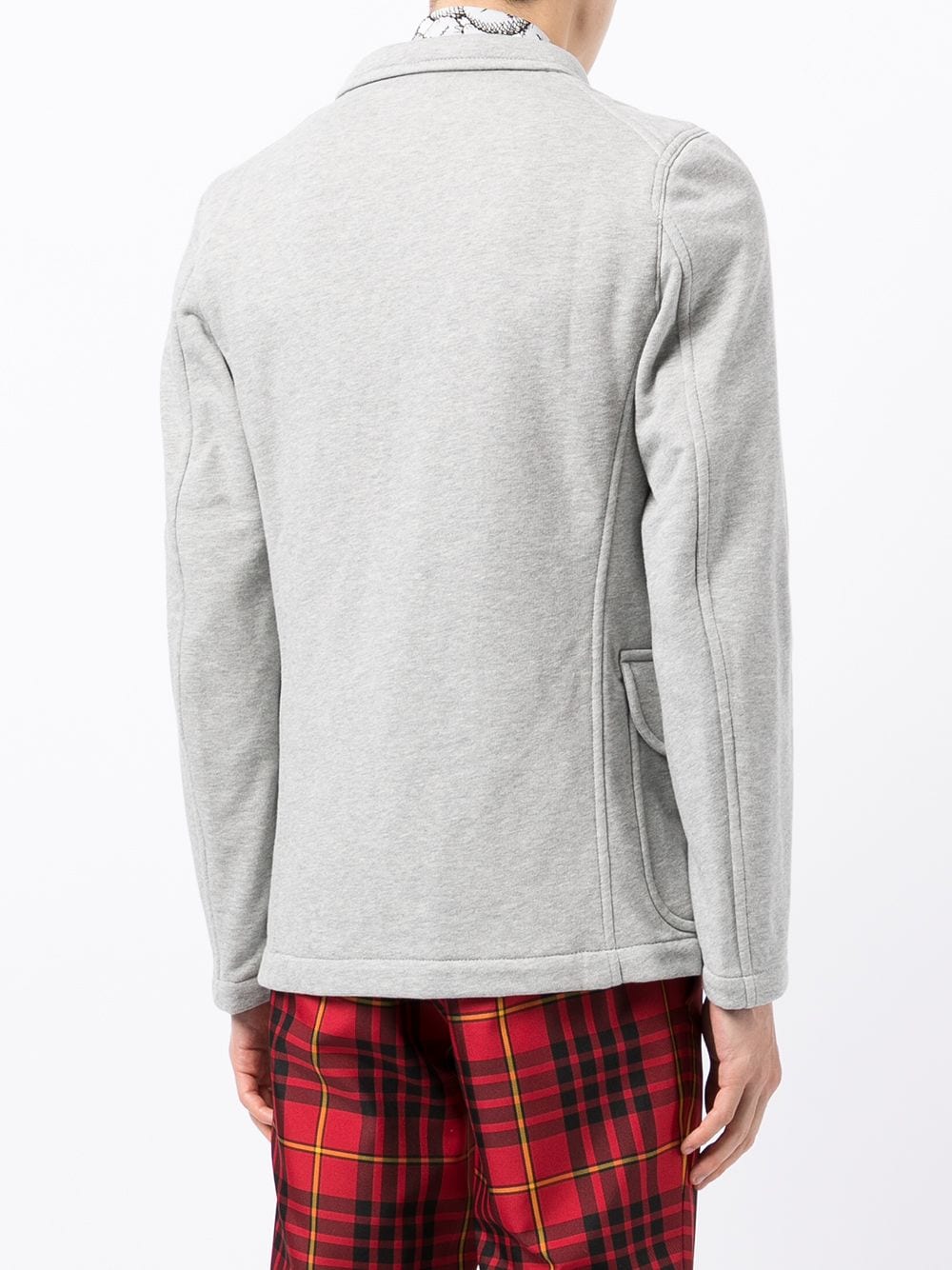 Single-Breasted Cotton Blazer