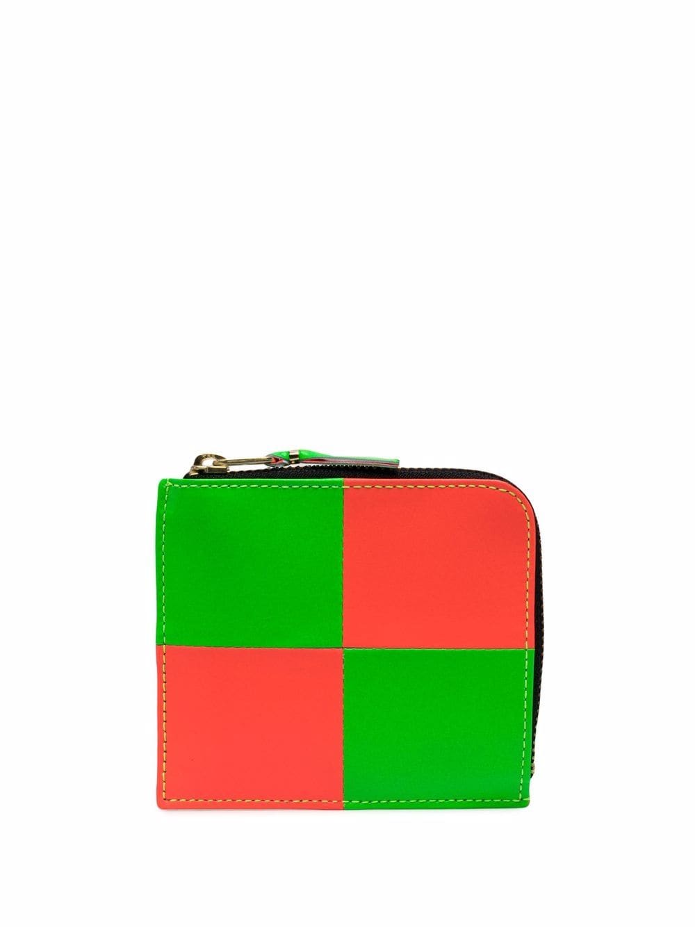 Chequer Zipped Wallet