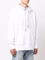 Tonal Logo Cotton Hoodie