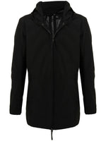 Graphic-Print Parka Jacket