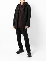 Graphic-Print Parka Jacket