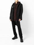 Graphic-Print Parka Jacket