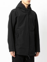 Graphic-Print Parka Jacket