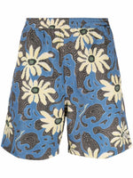All-Over Floral Print Swim Shorts