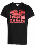 Slogan-Print Short-Sleeved T-Shirt