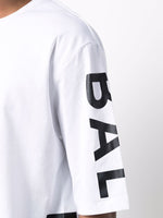 Side Logo-Print Oversize T-Shirt