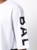 Side Logo-Print Oversize T-Shirt