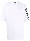 Side Logo-Print Oversize T-Shirt
