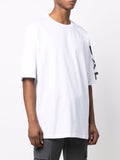 Side Logo-Print Oversize T-Shirt