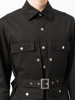 Belted-Waist Jacket