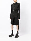 Belted-Waist Jacket