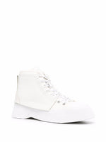 Logo-Print Laces Ankle Boots