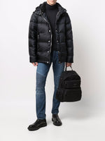 Monogram-Print Padded Jacket