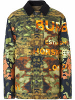 Camouflage Logo-Print Jacket