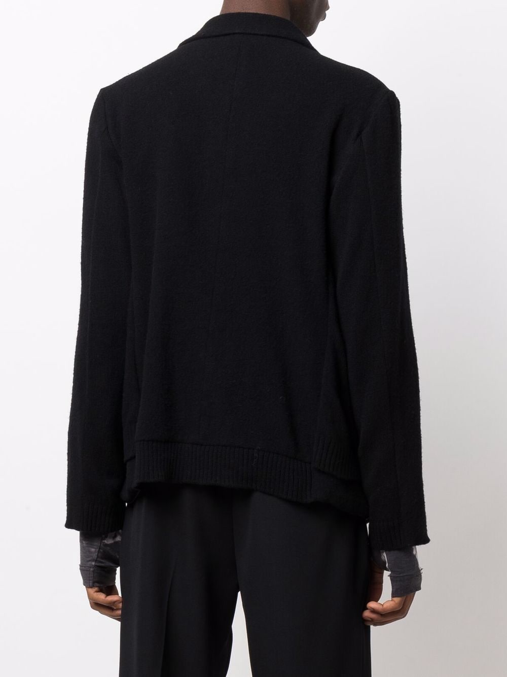 Single-Breasted Knitted Blazer