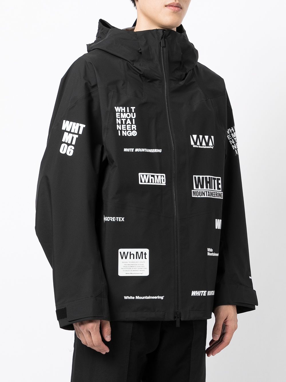 Graphic-Print Zip-Up Lightweight Jacket